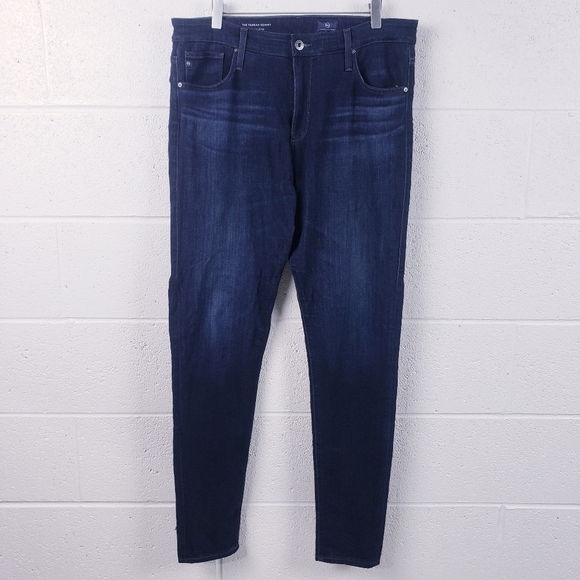 Adriano Goldschmied The Farrah Skinny High Rise Dark Wash Stretch Women's 32 - Picture 1 of 10